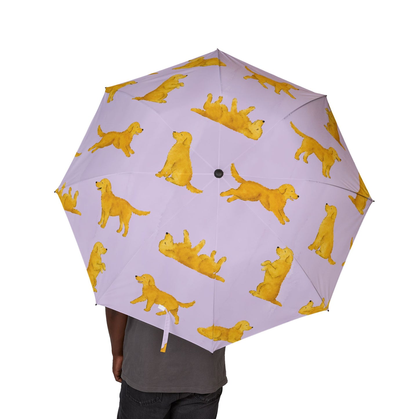 Classic Golden Retriever Compact Umbrella