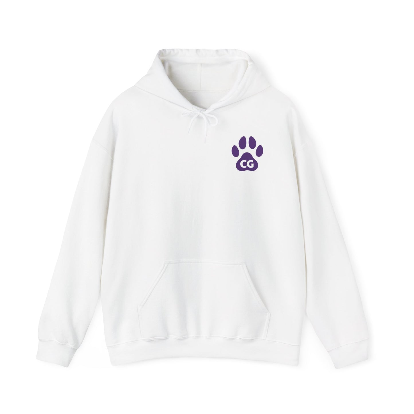 Camp Goldie Cream Puppy Bow Hoodie