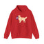 Cream Golden Retriever Flag Hoodie