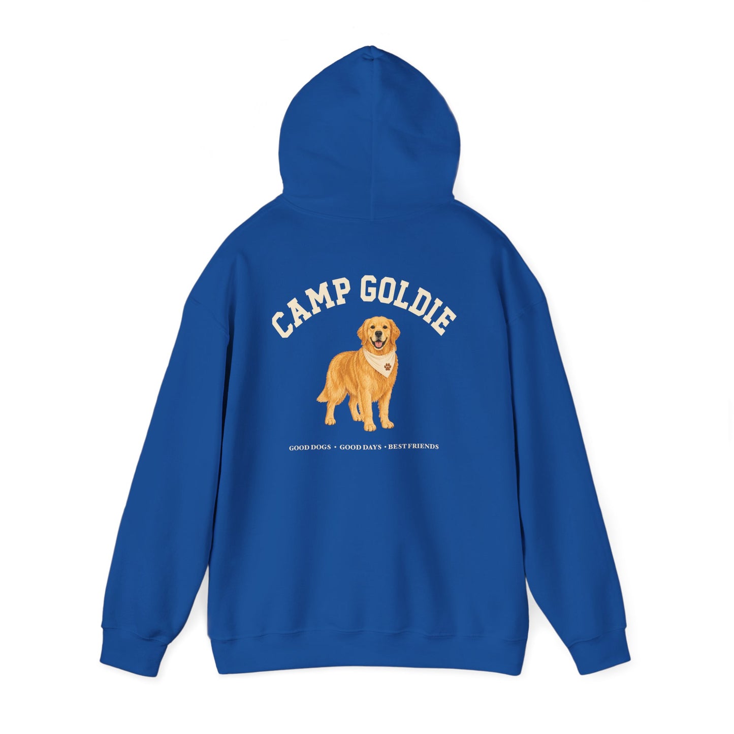 Camp Goldie Varsity Classic Golden Retriever Hoodie