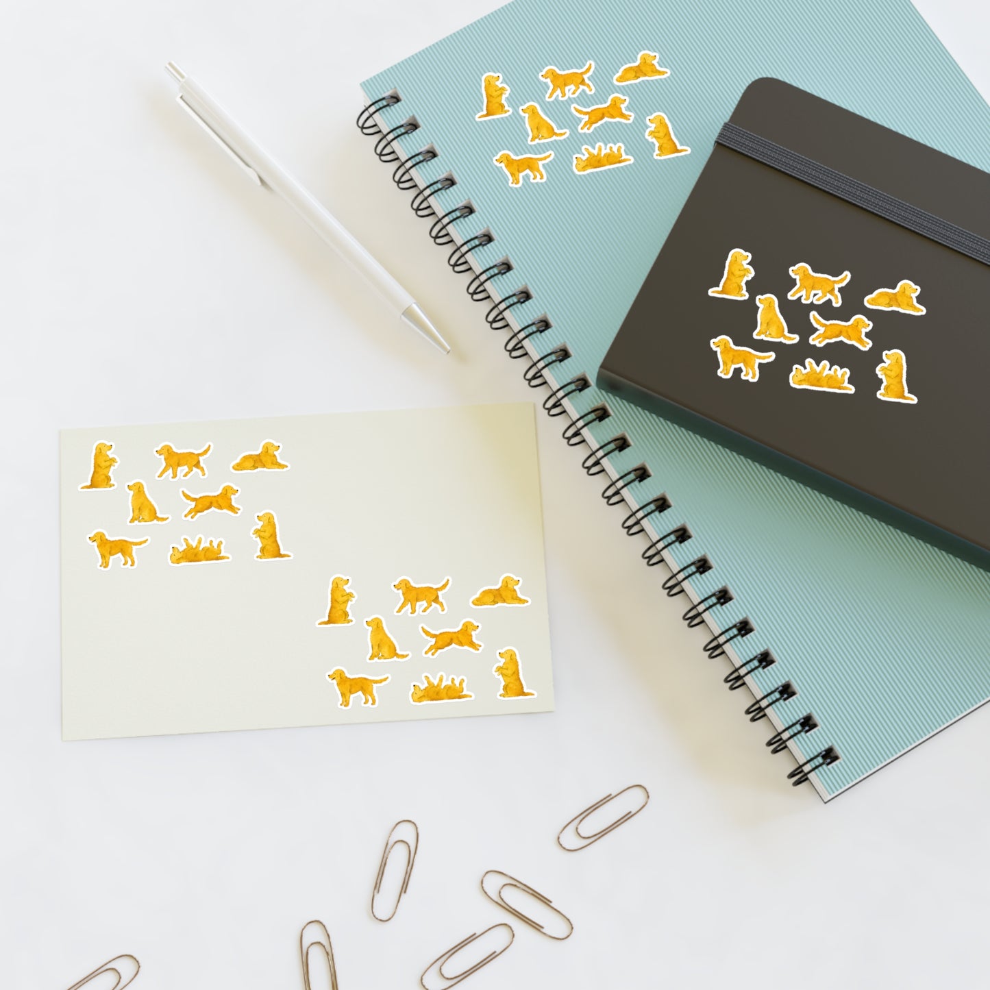 Classic Golden Retriever Sticker Sheet