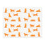 Red Golden Retriever Sticker Sheet