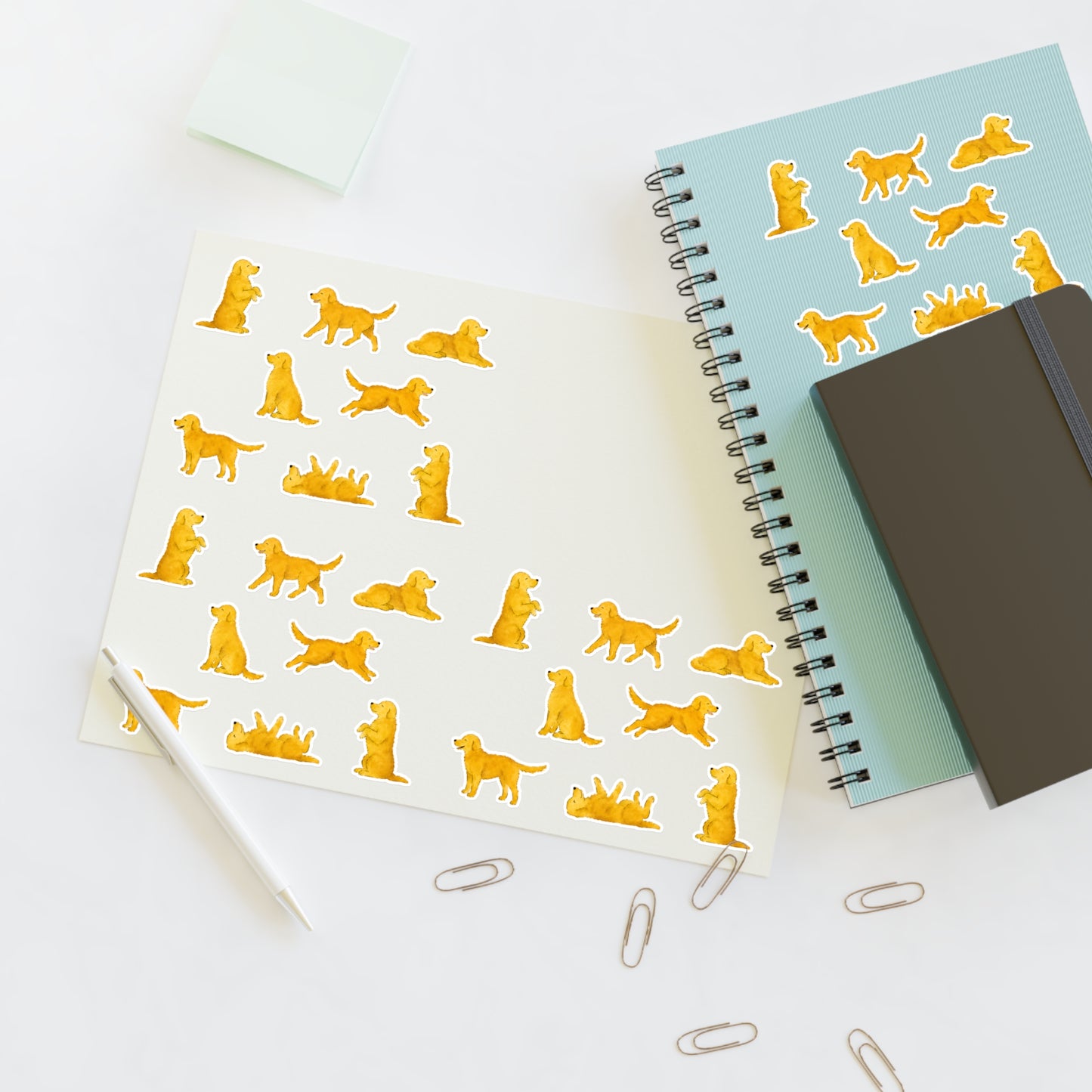 Classic Golden Retriever Sticker Sheet