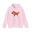 Red Golden Retriever Flag Hoodie