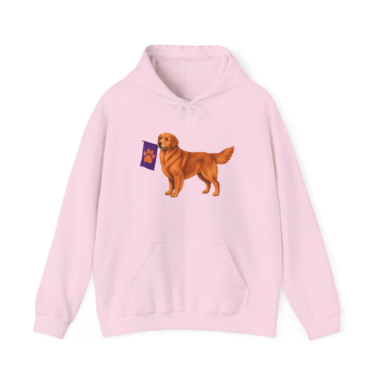 Red Golden Retriever Flag Hoodie