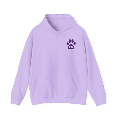 Camp Goldie Cream Puppy Bow Hoodie