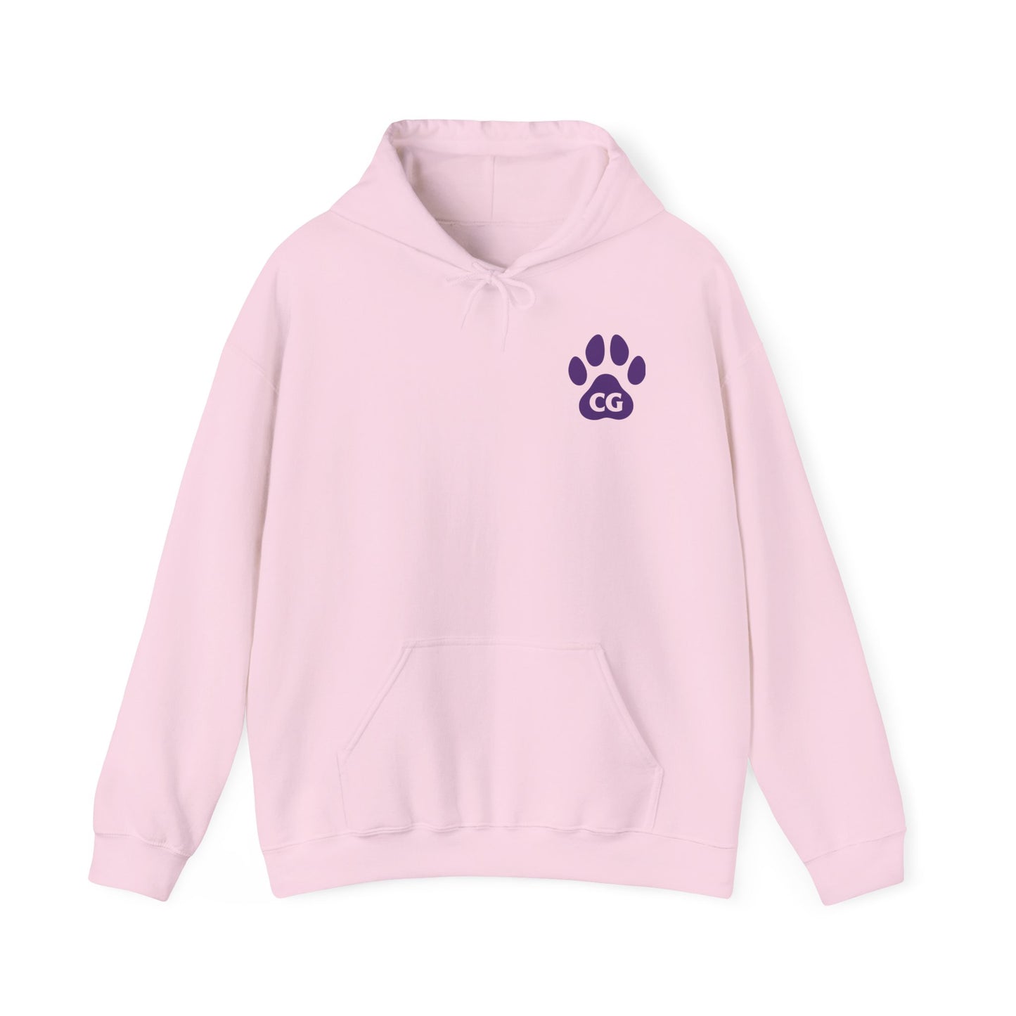 Camp Goldie Cream Puppy Bow Hoodie