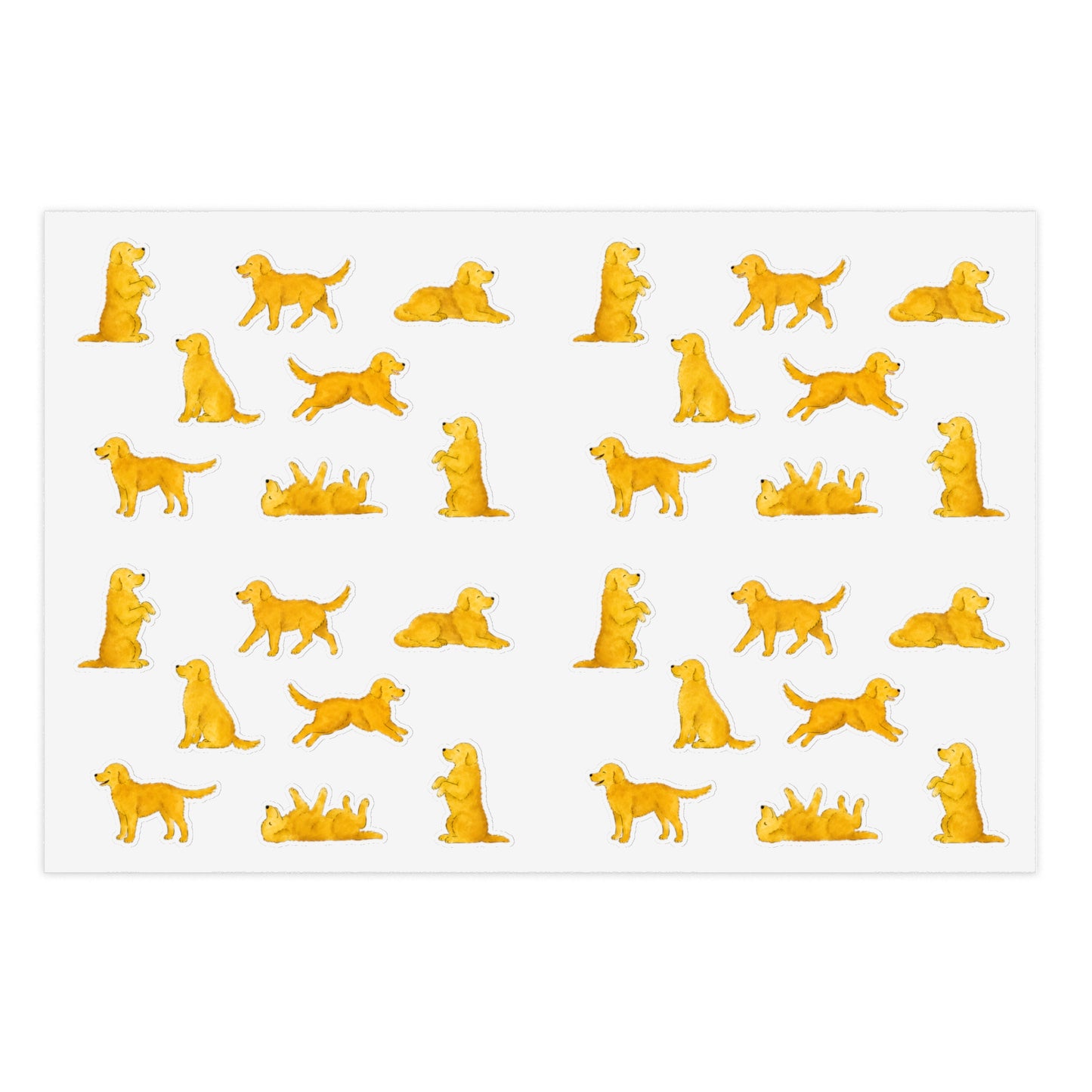 Classic Golden Retriever Sticker Sheet