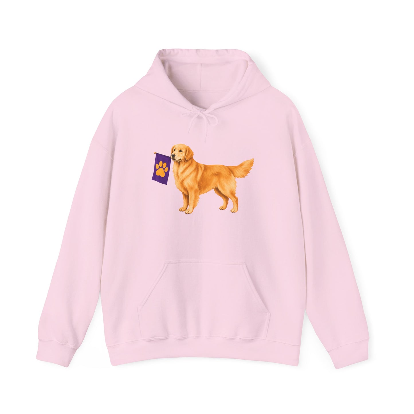 Classic Golden Retriever Flag Hoodie