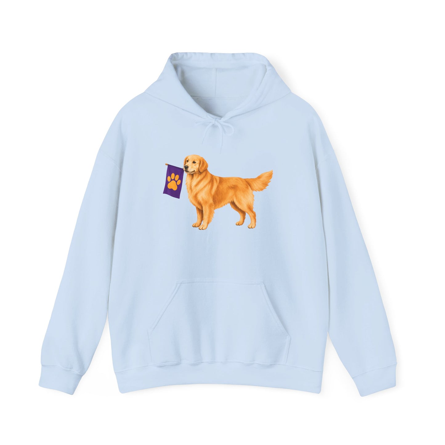 Classic Golden Retriever Flag Hoodie