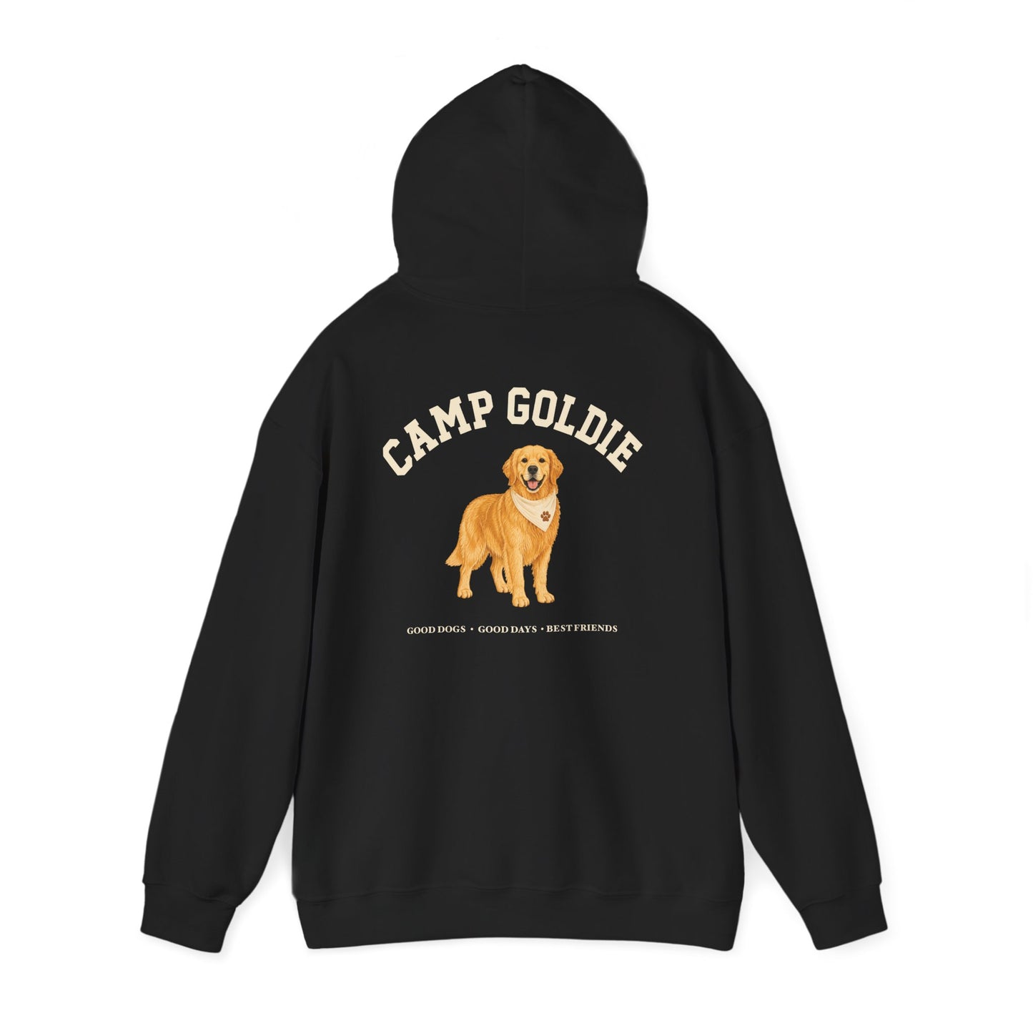 Camp Goldie Varsity Classic Golden Retriever Hoodie