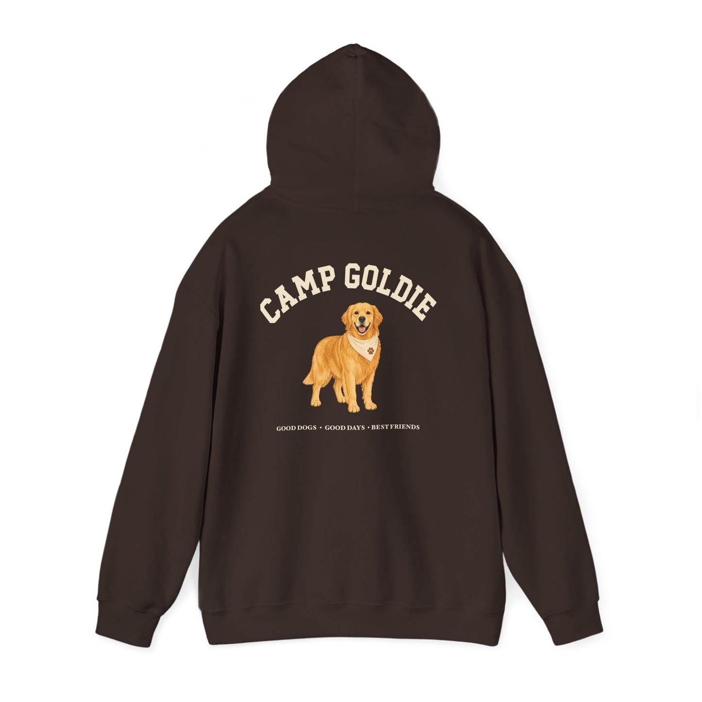 Camp Goldie Varsity Classic Golden Retriever Hoodie