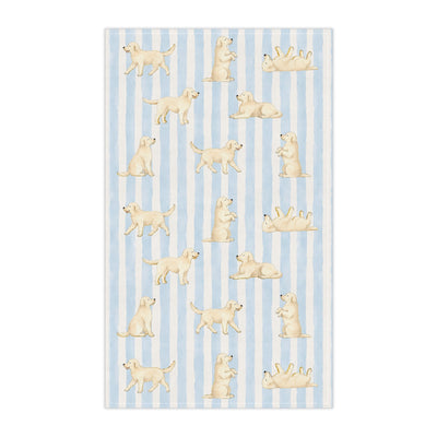 Cream Golden Retriever Tea Towel