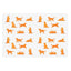 Red Golden Retriever Sticker Sheet