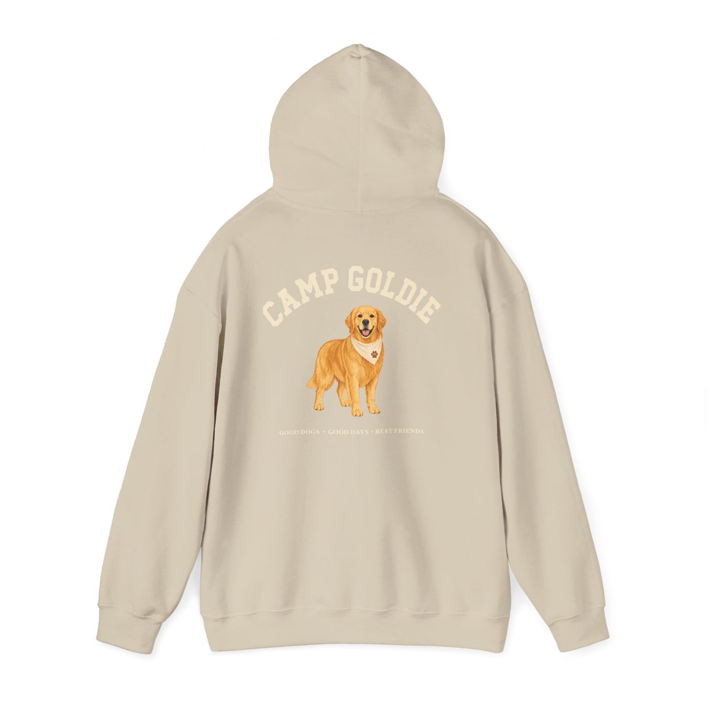 Camp Goldie Varsity Classic Golden Retriever Hoodie