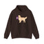 Cream Golden Retriever Flag Hoodie