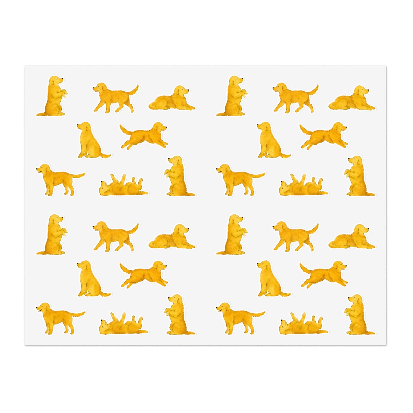 Classic Golden Retriever Sticker Sheet