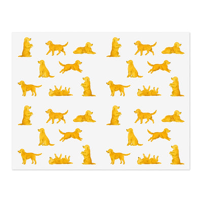 Classic Golden Retriever Sticker Sheet