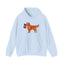 Red Golden Retriever Flag Hoodie