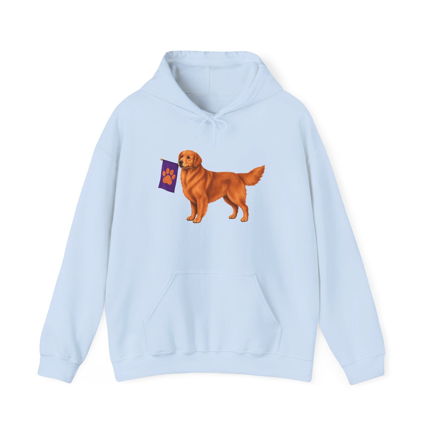 Red Golden Retriever Flag Hoodie