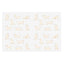 Cream Golden Retriever Sticker Sheet