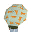 Red Golden Retriever Compact Umbrella
