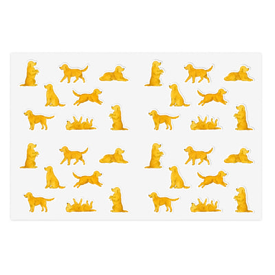 Classic Golden Retriever Sticker Sheet