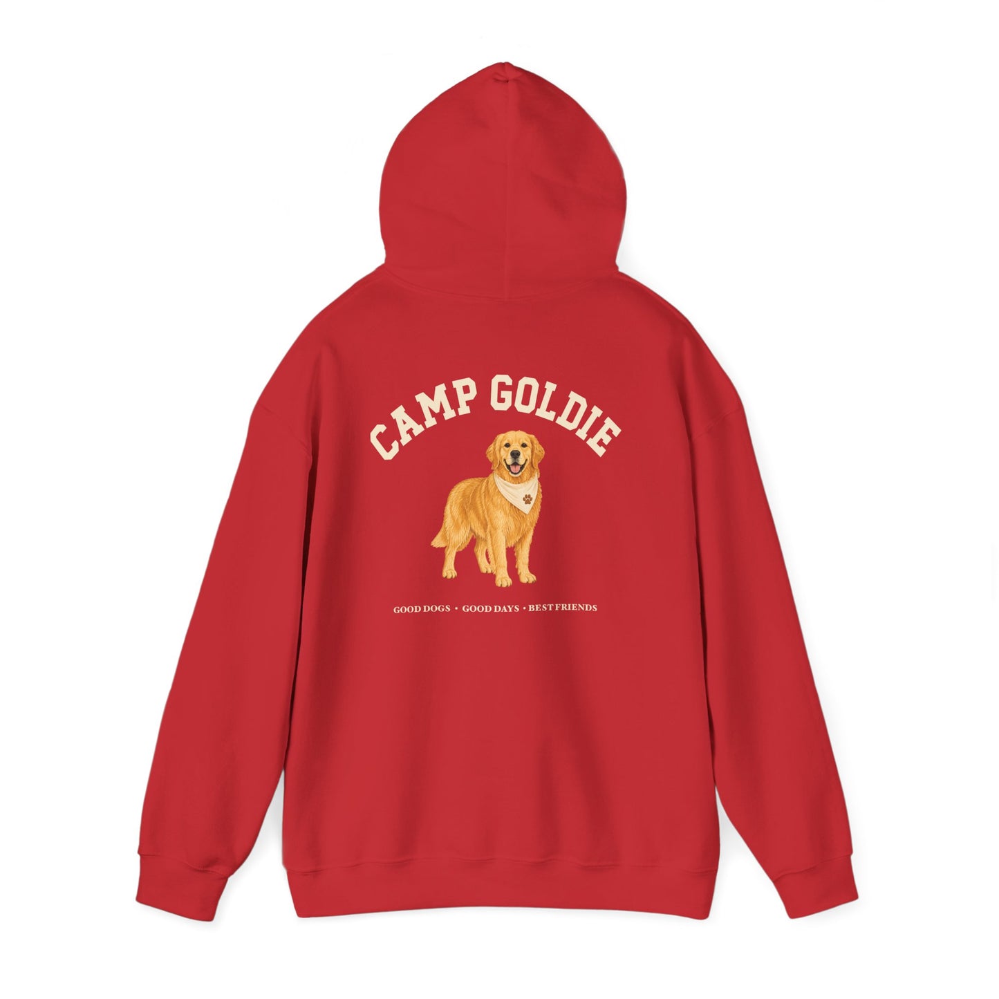Camp Goldie Varsity Classic Golden Retriever Hoodie