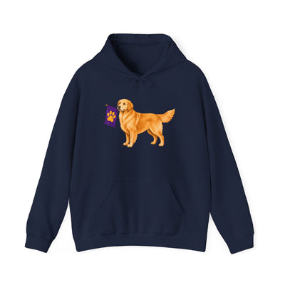 Classic Golden Retriever Flag Hoodie