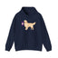 Cream Golden Retriever Flag Hoodie