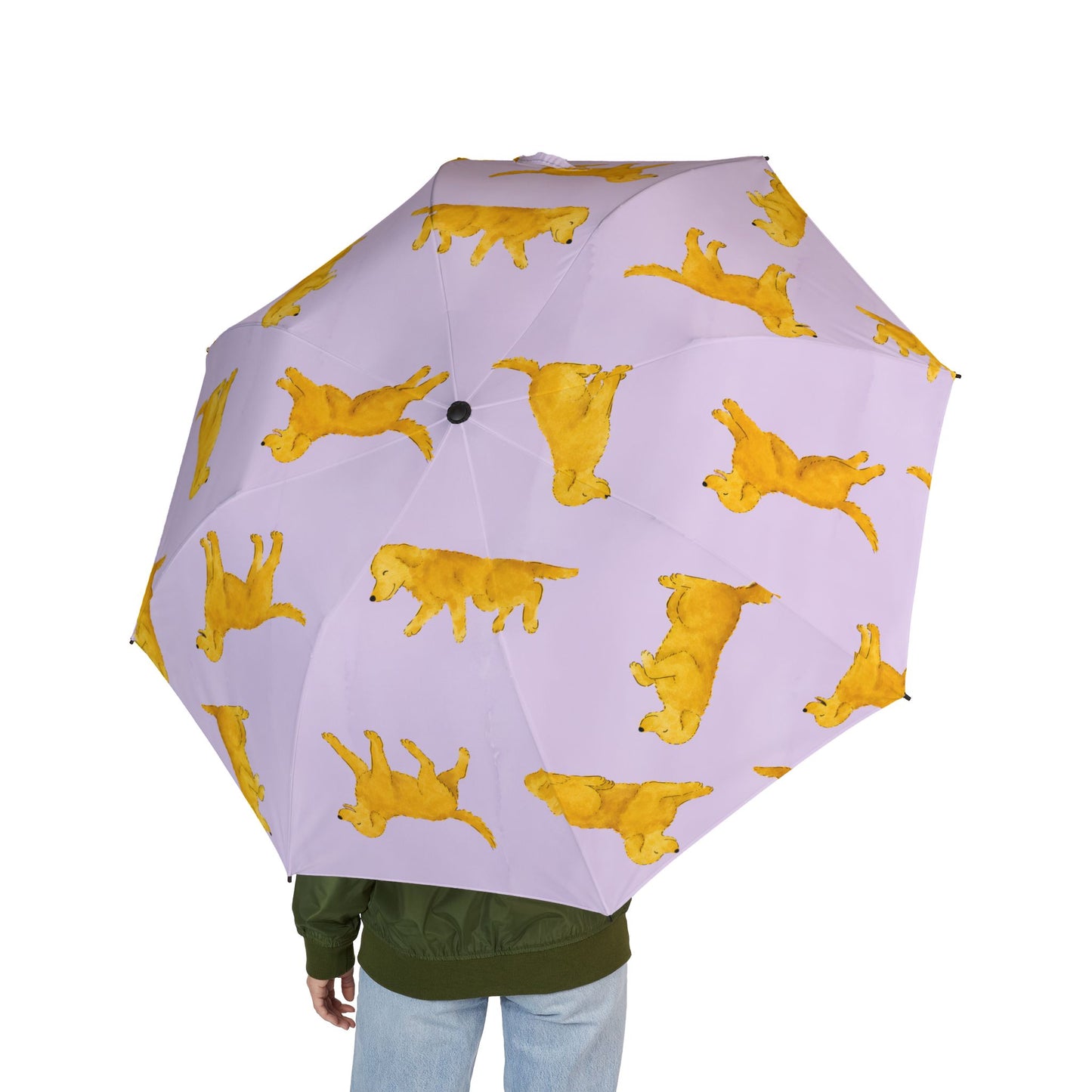Classic Golden Retriever Compact Umbrella