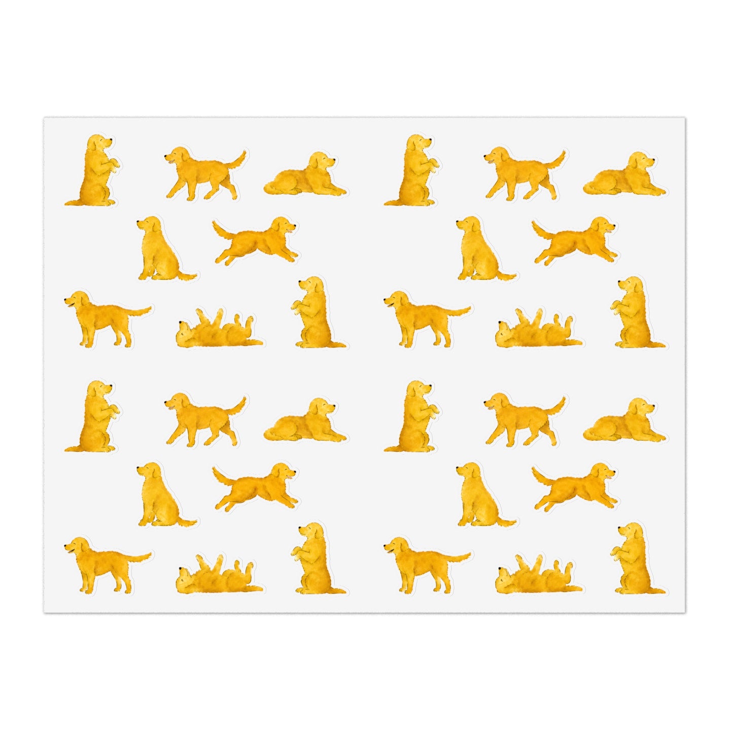 Classic Golden Retriever Sticker Sheet
