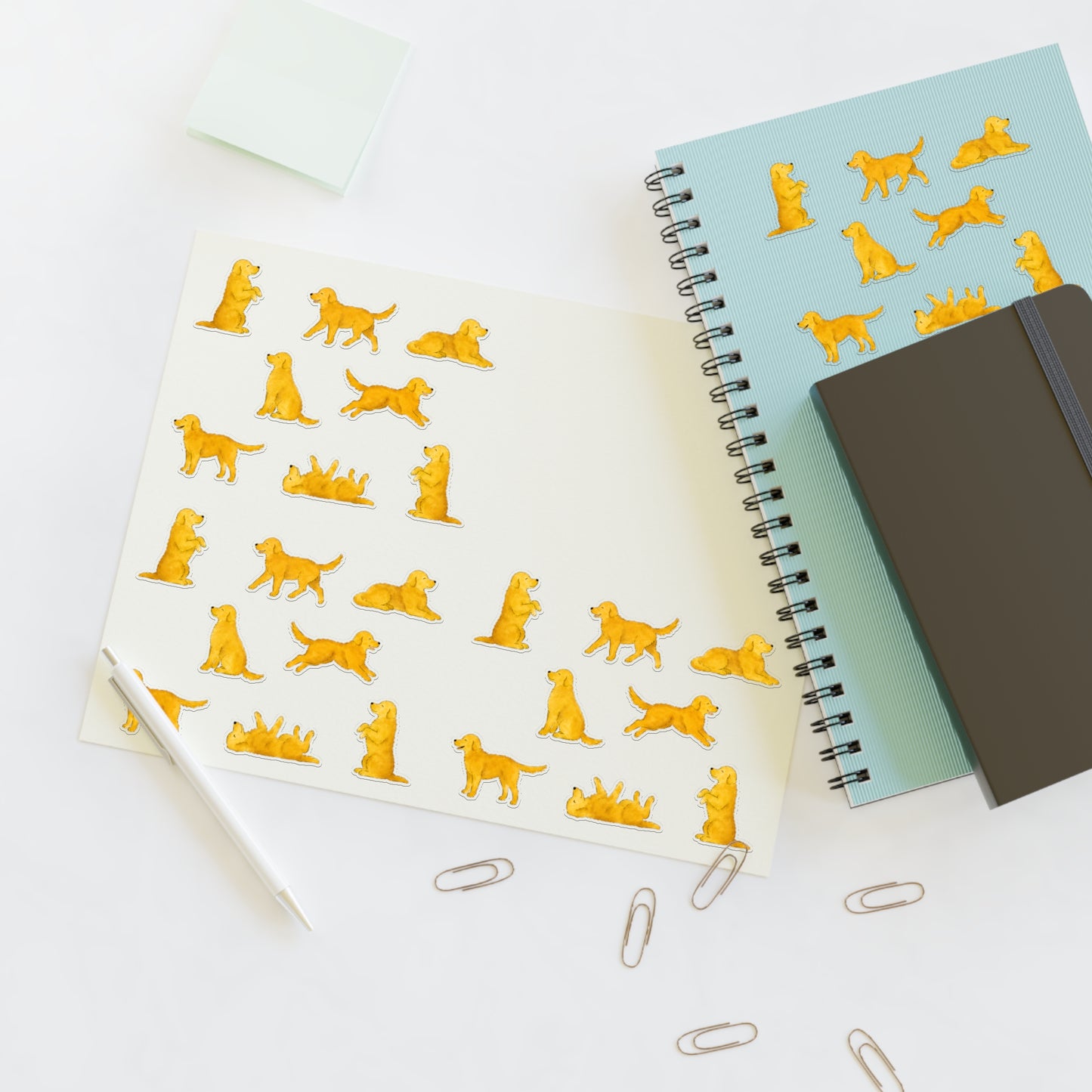 Classic Golden Retriever Sticker Sheet
