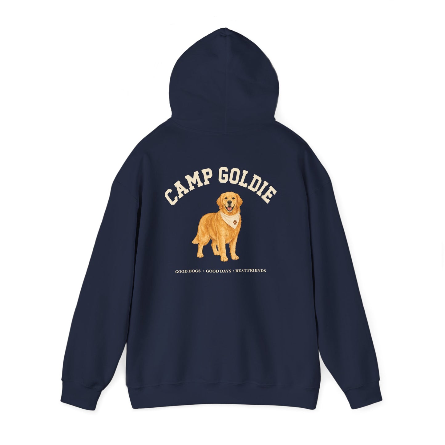Camp Goldie Varsity Classic Golden Retriever Hoodie