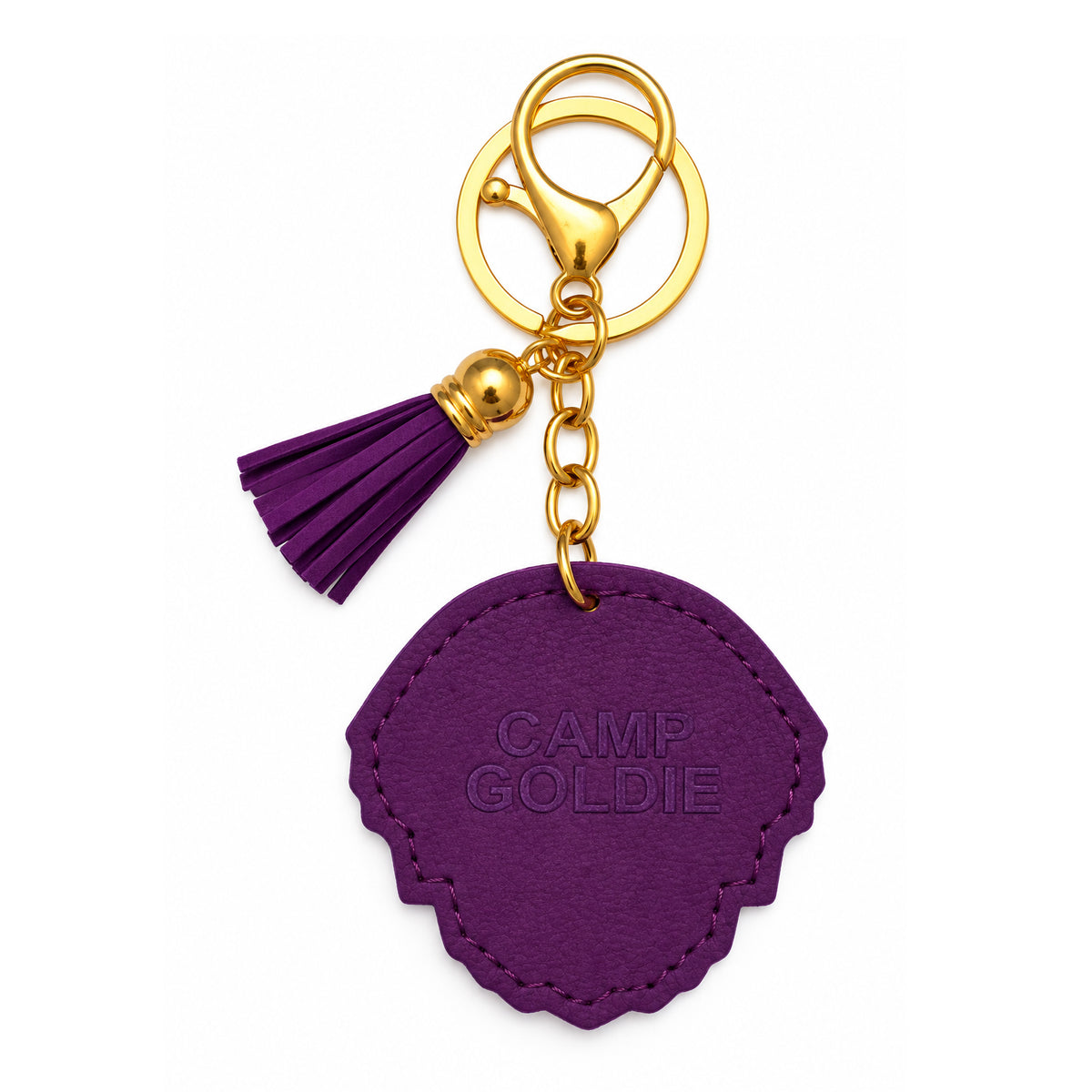 Bedazzled Golden Retriever Keychain Bag Charm