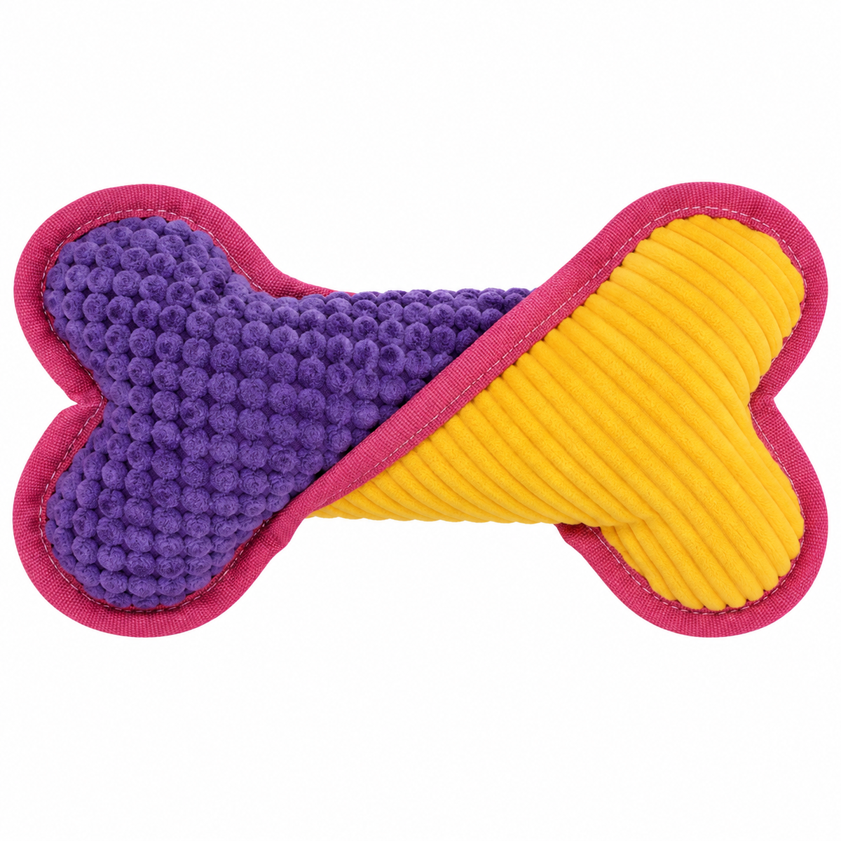 Plush Squeaky Bone Dog Toy