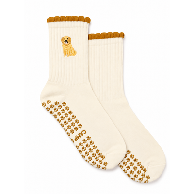 Golden Retriever Grip Sock