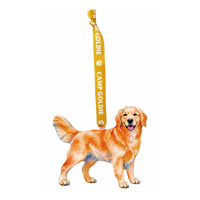Acrylic Golden Retriever Ornament